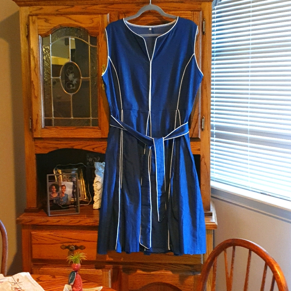 Jean dress.